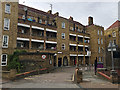TQ3480 : Chancellor House flats, Green Bank, Wapping by Robin Stott
