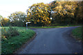 Road junction near Pine Farm