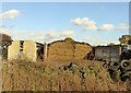 Silage clamp, Hall Farm