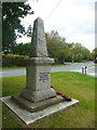 The war memorial, Chrishall