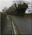 Kymco Stadium direction sign, Llangewydd Road, Bryntirion