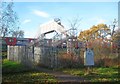 Canons Park: Cheyneys Avenue footbridge over the Jubilee Line