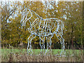 Horse sculpture at Ardgryfe