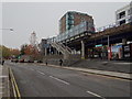TQ3779 : Crossharbour DLR and Millwall Docks railway station (site), London by Nigel Thompson