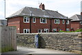 Nos 91 and 93 Fairfield Terrace viewed from end of Rosemont Road