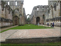 SE2768 : Looking towards the Nave of Fountains Abbey by Marathon