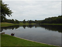 SE2769 : The Lake at Studley Royal Water Garden by Marathon