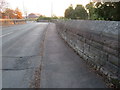 Saughall Road bridge at the former Blacon Station