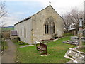 The church of St Sadwrn at Henllan