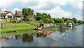 Gardens and moorings near Barrow upon Soar in Leicestershire