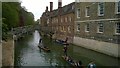 TL4458 : Punting on the Cam, from the Silver Street bridge by Christopher Hilton