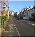 Warning sign - elderly people, Lower Wyndham Terrace, Risca