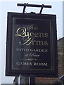 Sign for the Queens Arms, Horsforth