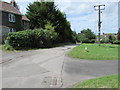 Western Power Distribution line spur pole, Westerleigh