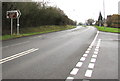 Direction sign alongside the A48, Caerwent