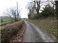 Minor road at Llanerch