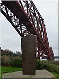 NT1380 : Memorial at the Forth Bridge by Graham Hogg