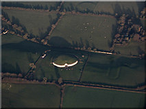O0072 : Newgrange tomb from the air by Thomas Nugent