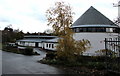 North side of Priory Church in Wales School, Brecon