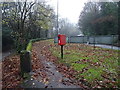 Path beside the A658, Pool in Wharfedale