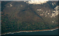 The coast at Glasdrumman from the air