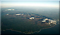 The coast at Annalong and the Mountains of Mourne from the air