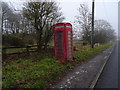 Telephone box on Moor Road, Bramhope