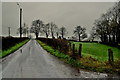 H4968 : Wet along Crevenagh Road by Kenneth  Allen