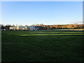 Grass field and Lincoln Bowl