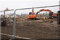 Demolition on the site of Castle Mill