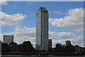 Towerblock south of Greenland Dock