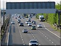 M1 Motorway traffic from the north