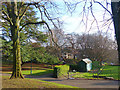 Part of the bowling green in Beechwood Park, Newport