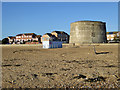 Martello Tower no. 2 and beach patrol hut, Clacton