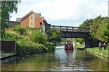 SK5419 : Former railway bridge in Loughborough, Leicestershire by Roger  D Kidd