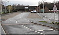 SO0328 : Entrance road to Llanfaes Primary School, Brecon by Jaggery