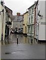 North along High Street Superior, Brecon