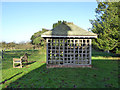 Bell cage with bell, Wix churchyard