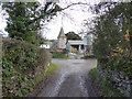 View to the church in Norbury, Shropshire