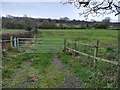 Fields outside Llandwrog