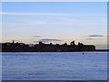 NZ3768 : Looking across the harbour at the mouth of the Tyne by Robert Graham