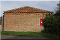 Victorian postbox, Church Farm, Brandiston