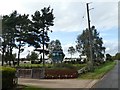 Sign advertising caravan and camp site