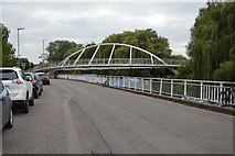 TL4659 : Footbridge (Riverside Bridge) over the River Cam by N Chadwick