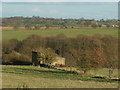 Derelict building above Oaks Farm