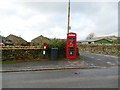 Post box and defibrillator in East Carlton 