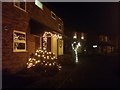 Christmas lights on Thamesgate Close, Ham