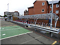 Bike rack at Ayr railway station