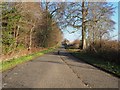 Road from The Arms towards B1108