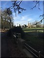 Ladbroke Parish church in the distance